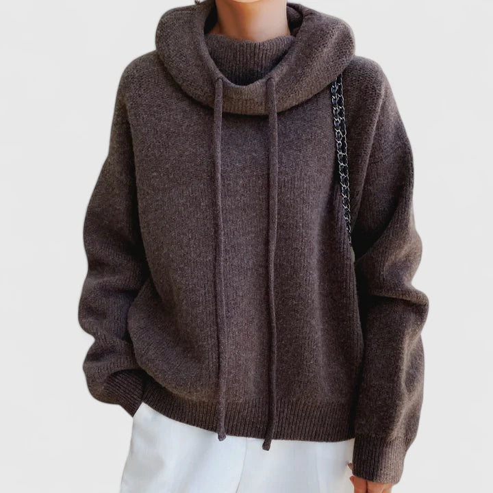 Marie | Women's Cozy Knit Hoodie