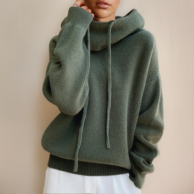 Mila™ | Relaxed Knit Hoodie