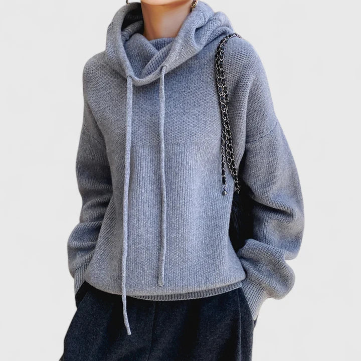 Marie | Women's Cozy Knit Hoodie