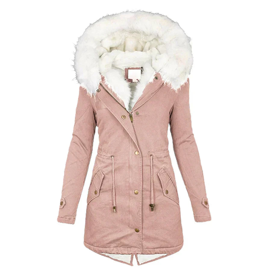 Annabelle | Winter Coat with Faux Fur Lining