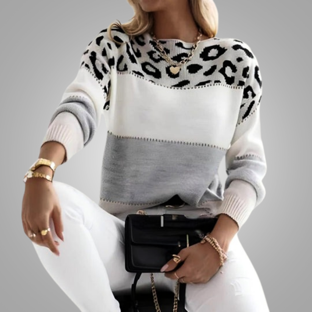 Annika | Leopard Print Casual Sweater