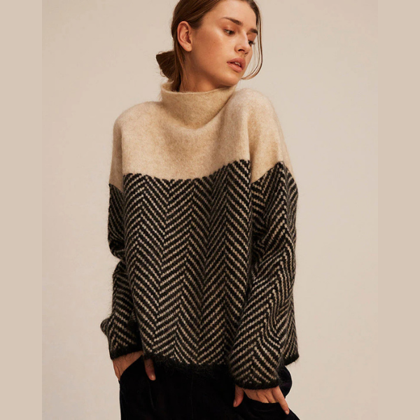 Helena | Cotton Turtleneck Sweater