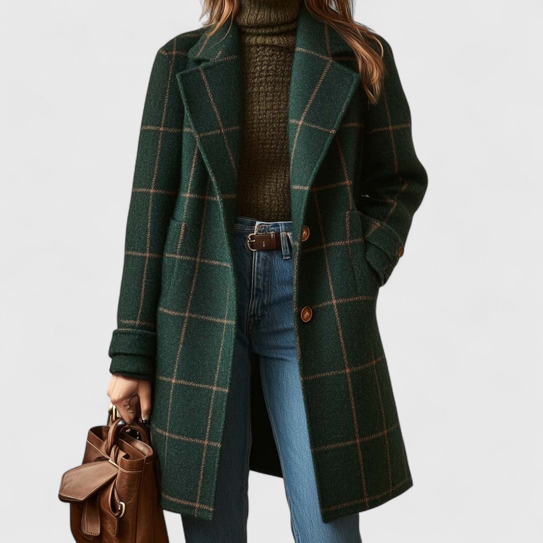 Sally | Women's Classic Check Coat