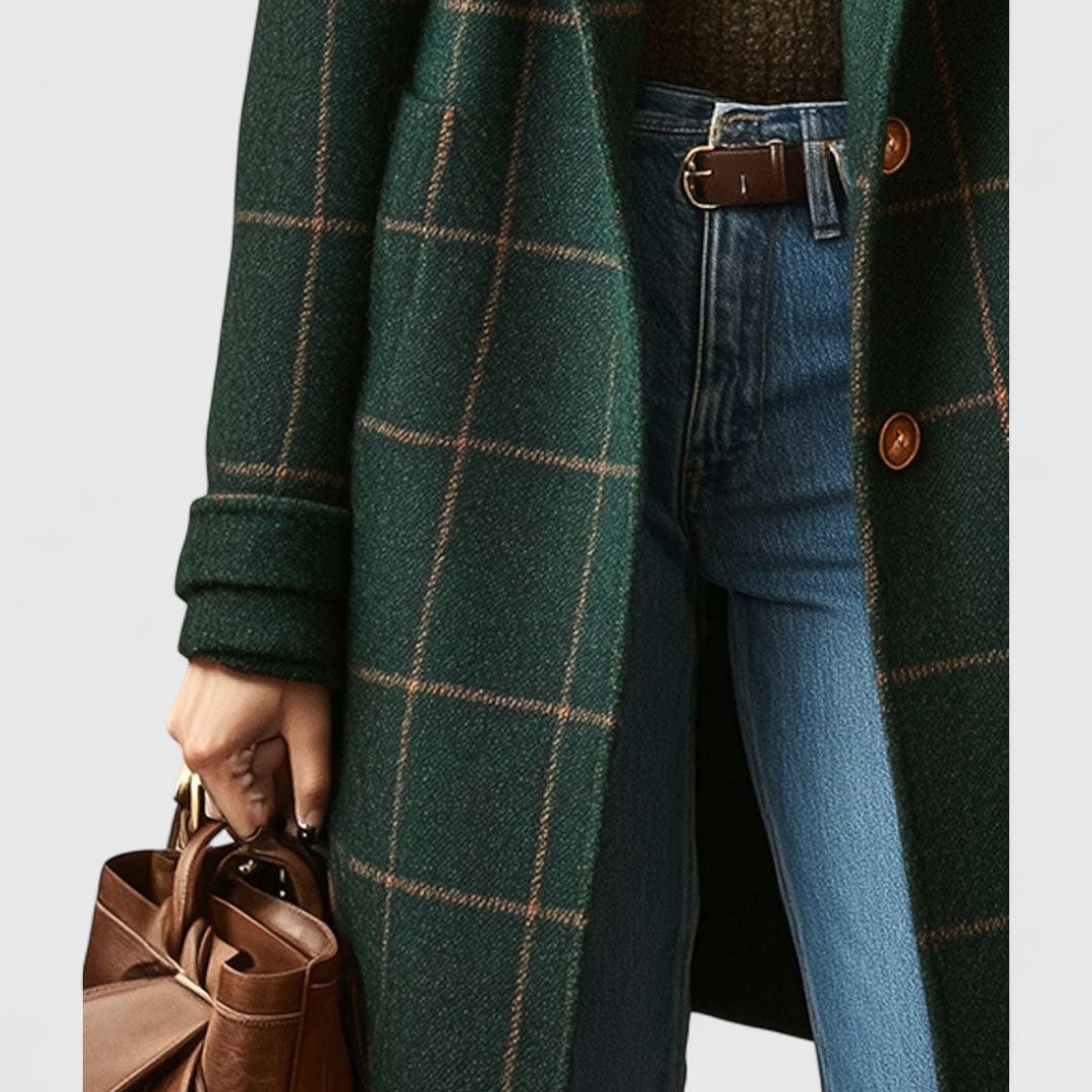 Sally | Women's Classic Check Coat